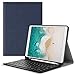 Price comparison product image MoKo Keyboard Case Fit New iPad Air (3rd Generation) 10.5" 2019/iPad Pro 10.5 2017 with Apple Pencil Holder - Wireless Keyboard Cover Case Fit iPad Air 3 2019/iPad Pro 10.5 2017 (A1701/A1709), Indigo