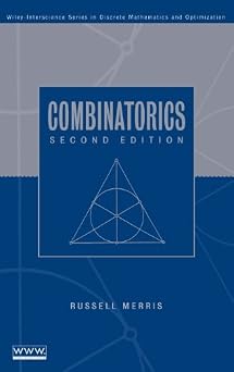 Combinatorics Wiley Series in Discrete Mathematics and Optimization