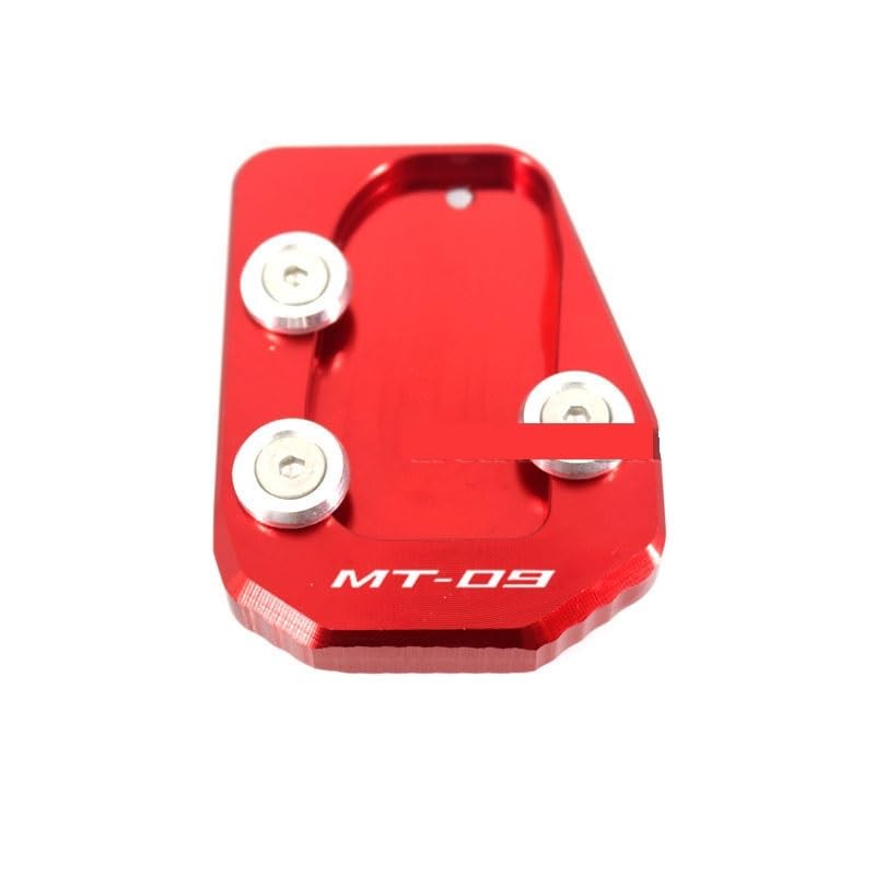 Béquille latérale moto MT09 et Tracer 900 : plaque d'agrandissement CNC