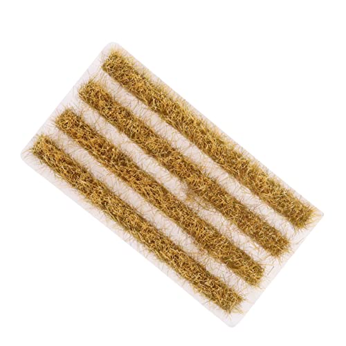 CORHAD Modèle De Bande De Gazon Statique pour Rizière, Bande Enherbée Miniature 1:87, Plastique Solide, Décor De Table De Sable pour Maquette Agricole, Usage DIY, Présentation Micro-Paysage