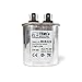 TEMCo 7.5 uF Run Capacitor CBB65, 7.5 MFD, 370V, Oval, 50/60Hz | for HVAC AC Fan, Motor, Blower Applications