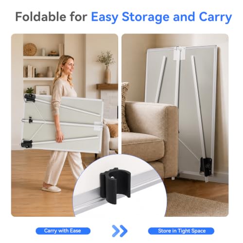 Maxtek Easel Whiteboard 36 x 24 in, Stand Tripod with Height Adjustable - Image 4