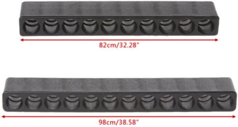 10/12 Hole Hex Shank Bit Holder Screwdriver Storage Case 1/4 Inch Drill Bits Black Organizer Tool Box Workshop Garage(12 holes)
