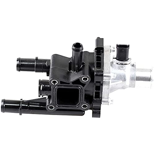 BOXI Thermostat Housing with Gasket & Sensor - Compatible with 1.8L & 1.6L 2011-2016 Chevy Cruze / 2012-2018 Chevy Sonic / 2013-2018 Trax - Replace 25199824 25192228 902-033 15-81816
