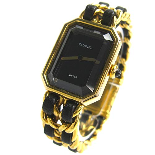 [シャネル]CHANEL 腕時計 プルミエール M ゴールド ブラック Ｍサイズ watch レディース 中古