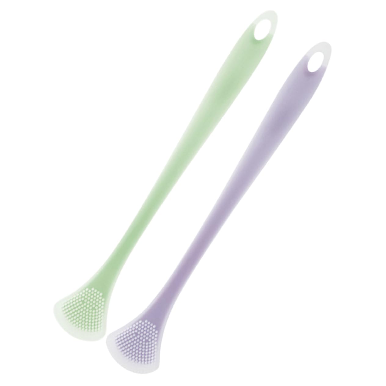 SHERCHPRY 2pcs Tongue Scrapers for Adults Gentle Dual Sided Tongue Cleaners for Fresh Breath