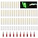 YPBEW 50 Pcs Fishing Fluorescent Light Rod Tip Glow Sticks Night Fishing Small Glow Sticks Lightstick Replacement Fishing Glow Accessory Light for Fishing
