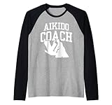 allenatore di aikido formazione combattente arti marziali maglia con maniche raglan