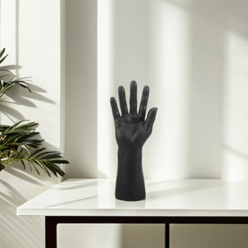 Support montre et bracelet Garneck en vinyle avec base stable noire - 6