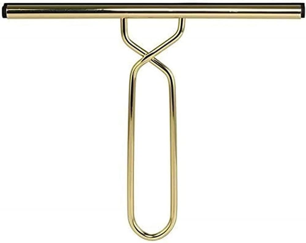 Shower Squeegee Deluxe Steel Wiper Scraper for Bathroom Shower Glass Door Mirror Window Tile Floor Cleaning Desks Mirrors