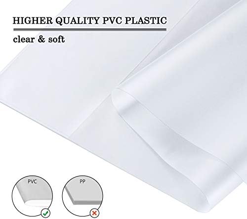 30Pcs A4 Clear Book Cover Thicker Exercise Books Covers Film Transparent Plastic Workbooks Jacket Cover