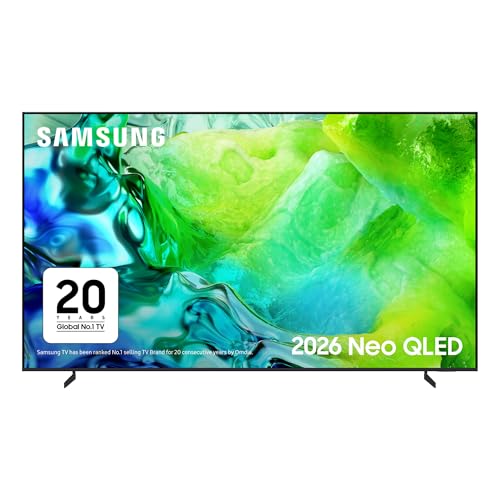 Samsung Smart TV 100-Inch QN80H Neo QLED 4K, Quantum Mini LED, NQ HDR+, Motion Xcelerator 144Hz, Dolby Atmos & OTS Lite, Gaming Hub, FreeSync Premium Pro, Knox Security, Vision AI, Alexa [20