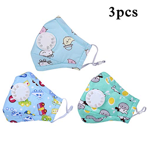 FansportMouth Mask PM2.5 Dustproof Cute Cartoon Mouth Cover Face Mouth Mask for Kids