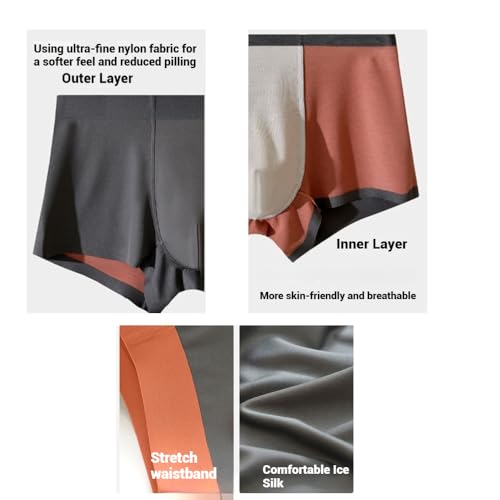 Calzoncillos bóxer para hombre ropa interior cómoda elástica transpirable multicolor 4