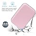 ProCase Hard Travel Electronic Organizer Case for MacBook Power Adapter Chargers Cables Power Bank Apple Magic Mouse Apple Pencil USB Flash Disk SD Card Small Portable Accessories Bag -Rosegold, L