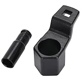 Greluma 19mm Schwingungsdämpfer Steckschlüssel und 50mm Kurbelwellen Kurbelscheiben Schlüsselhalter,Werkzeug Demontage Halteschlüsselsatz,kompatibel mit Honda und Acura Motoren