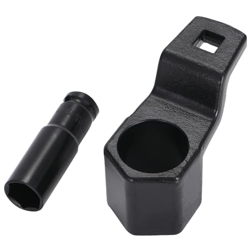 Greluma Juego de Llaves de Vaso equilibradoras armónicas de 19 mm y Soporte para polea de cigüeñal de 50 mm, Herramienta de extracción y sujeción, Compatible con Motores Honda y Acura