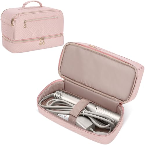 Estuche de almacenamiento para Shark Flexstyle y Airwrap, organizador rosa Teamoy