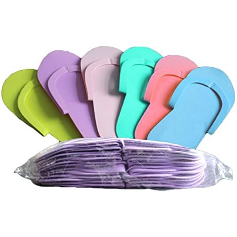 EXCEART 36 Pares de Chanclas Desechables de Espuma de Pedicura Cover