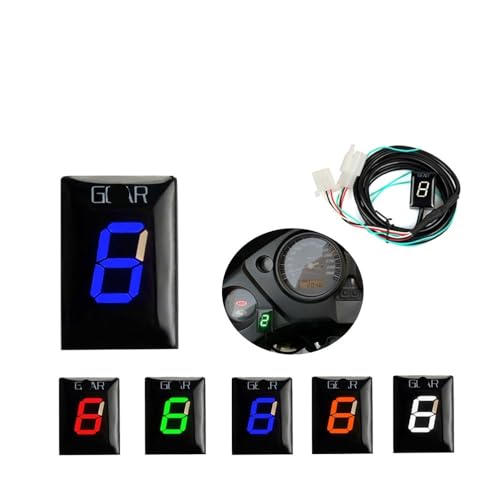 Indicateur de vitesse pour CBR1100XX affichage 1-6 vitesses vert moto EFI - 2