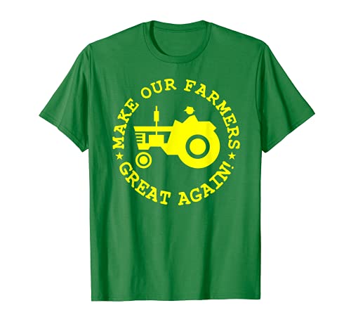 Plaque de rallye « USA Make Our Farmers Great Again » T-Shirt