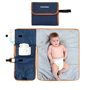 Littlelaughs Tragbare Baby-Wickelunterlage für Unterwegs