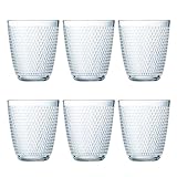Apto lavavajillas Luminarc Concepto Pampille Set 6 Vasos Altos Vidrio 31cl Sodo Apto Frigorífico No Apto Microondas Reciclable
