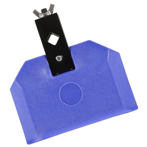 VICASKY ドラムキットの付属品 ドラムアクセサリー 犬の鈴 ドラムスティック エアドラム 楽器 ドラムパーカッションアクセサリー ヴィンテージカウベル ハンドベル 木琴 Blue