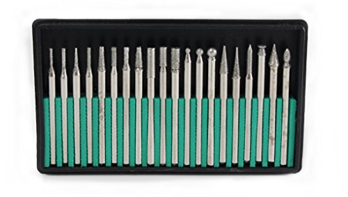 JEWEL TOOL Diamond Burrs Set | 1/8