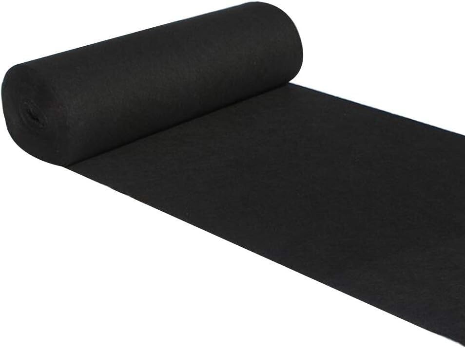 Alfombra negra pasillo de boda decorativa personalizada para iglesia de 1,5x10m