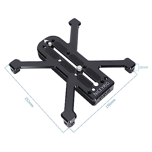 NICEYRIG Camera Quick Release Plate for Manfrotto-Type - Image 2