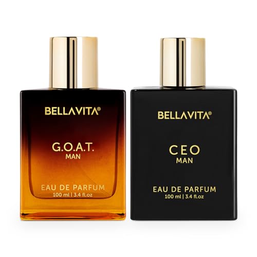 Image of Bella Vita Luxury The Sigma Male | CEO & GOAT Men | Long Lasting Perfume for Man | 2 x 100ml | Woody, Citrus Premium Fragrance | Ideal for Every Moment