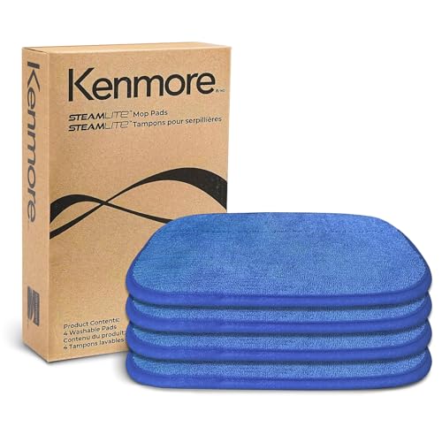 Kenmore KP1010 4-Count Steam Mop Washable Textile Pads for SM2050 - image 1