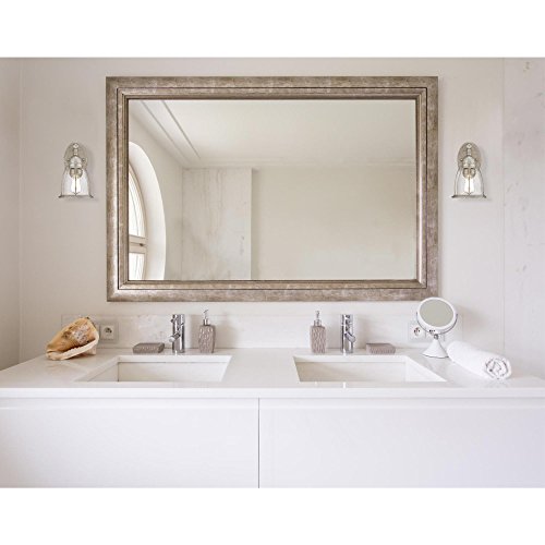 Westinghouse Lighting 6351000 North Shore One-Light Indoor, Weathered Steel Finish With Clear Seeded Glass Wall Fixture #TOP4