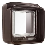 PetSafe , Microchip Cat Flap, Exclusive Access, Easy to Install, 4-Way Manual Lock, Energy Efficient, Draft Clock, Convenient - White