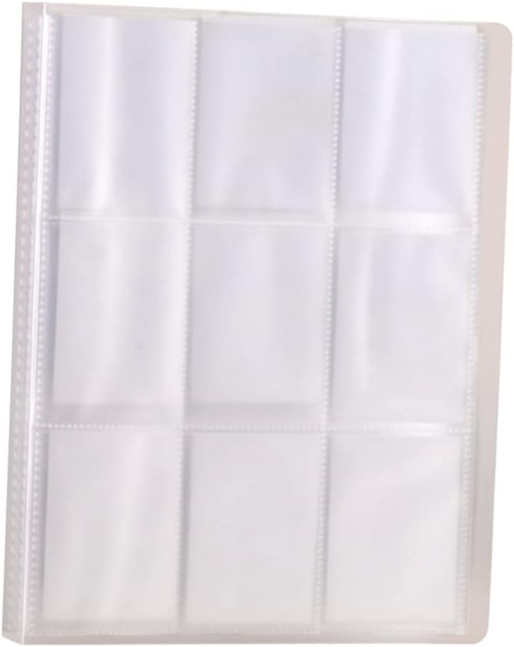 Mini Clear Photo Album with Versatile Storage Book for Name Cards Movie Train Tickets Instant Camera Photos for Birthdays Weddings Graduations and More