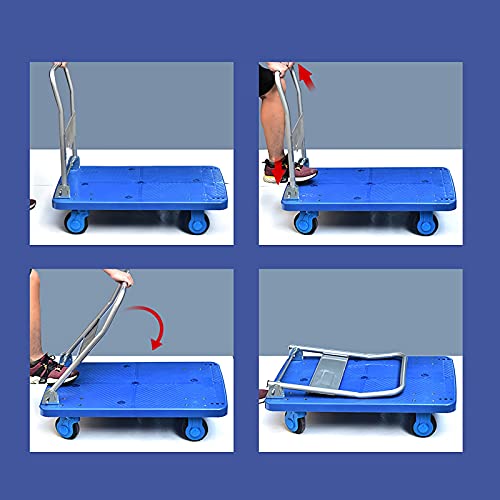 Carretilla plegable de mano 200kg capacidad miniatura 4
