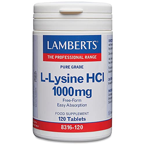 Lamberts L Lisina Hci 1000mg - 120 Tabletas