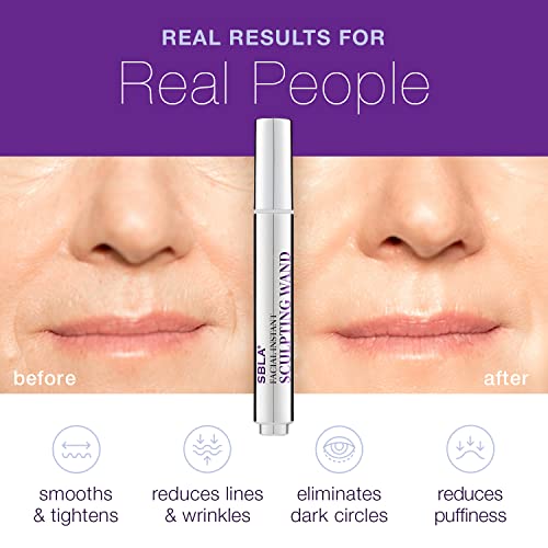 Sbla Beauty Facial Instant Sculpting Wand, Vitamin C Anti-Aging Serum For Smoothing, Tightening, Brightening All Skin Types & Reducing Lines And Wrinkles, 0.23 Fl Oz / 6.8Ml (100 Doses) #TOP1