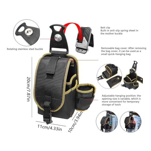 Riñonera para herramientas impermeable de alta resistencia industrial 5