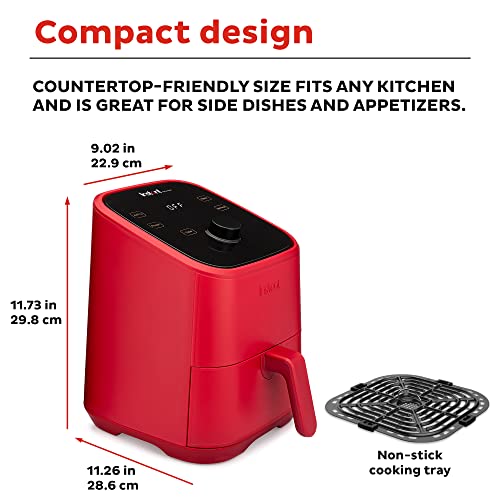 Instant Pot Vortex 2QT Mini Air Fryer, Small Air fryer that Crisps,Reheats,Bakes,Roasts for Quick Easy Meals,Includes over 100 In-App Recipes, is Dishwasher-Safe, from the Makers of Instant Pot, Red by Instant Pot - Image 7
