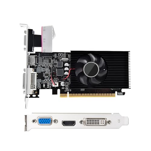 Wokyo GT730 4G �O���t�B�b�N�J�[�h �f�X�N�g�b�v�p DDR3 128�r�b�g 700MHz �R���s���[�^ �O���t�B�b�N�X�J�[�h HDMI VGA DVI�C���^�[�t�F�C�X �V���O���t�@��