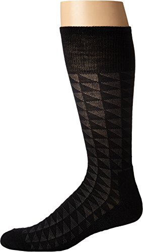 SmartWool Men's Triangulate Crew Socks (Black) X-Large - Past Season