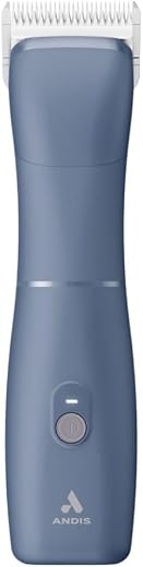 Andis RDLC-1 Emerge Cordless Hair Clipper, Blue | Single-Speed 3800 SPM, Ceramic Blade | Rechargeable Grooming Tool with 9...