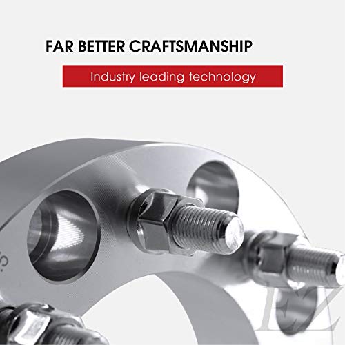 Ezaccessory 2 Wheel Adapters 8X6.5 To 8X6.5 (8X165 To 8X165) Thickness 1 Inch 14X1.5 Studs #TOP2