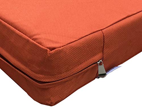 image for QQbed 4 Pack Outdoor Patio Chair Washable Cushion Pillow Seat Covers L