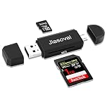 SD Card Reader, USB OTG Adapter 2.0 Micro Portable Memory Card Reader for SD, Micro SD, SDXC, SDHC, Micro SDHC, Micro SDXC