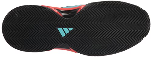 Adidas Men's Barricade Clay Tennis Shoe, Pulse Aqua/Black/Pulse Lime, 13 #TOP3