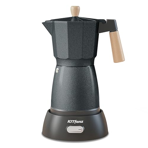 Best Electric Moka Pot 15 KITfanz Electric Espresso Coffee Maker