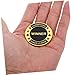 Vaguelly Metal Poker Card Press Poker Accessory Poker Chip Protector Poker Souvenir Coin